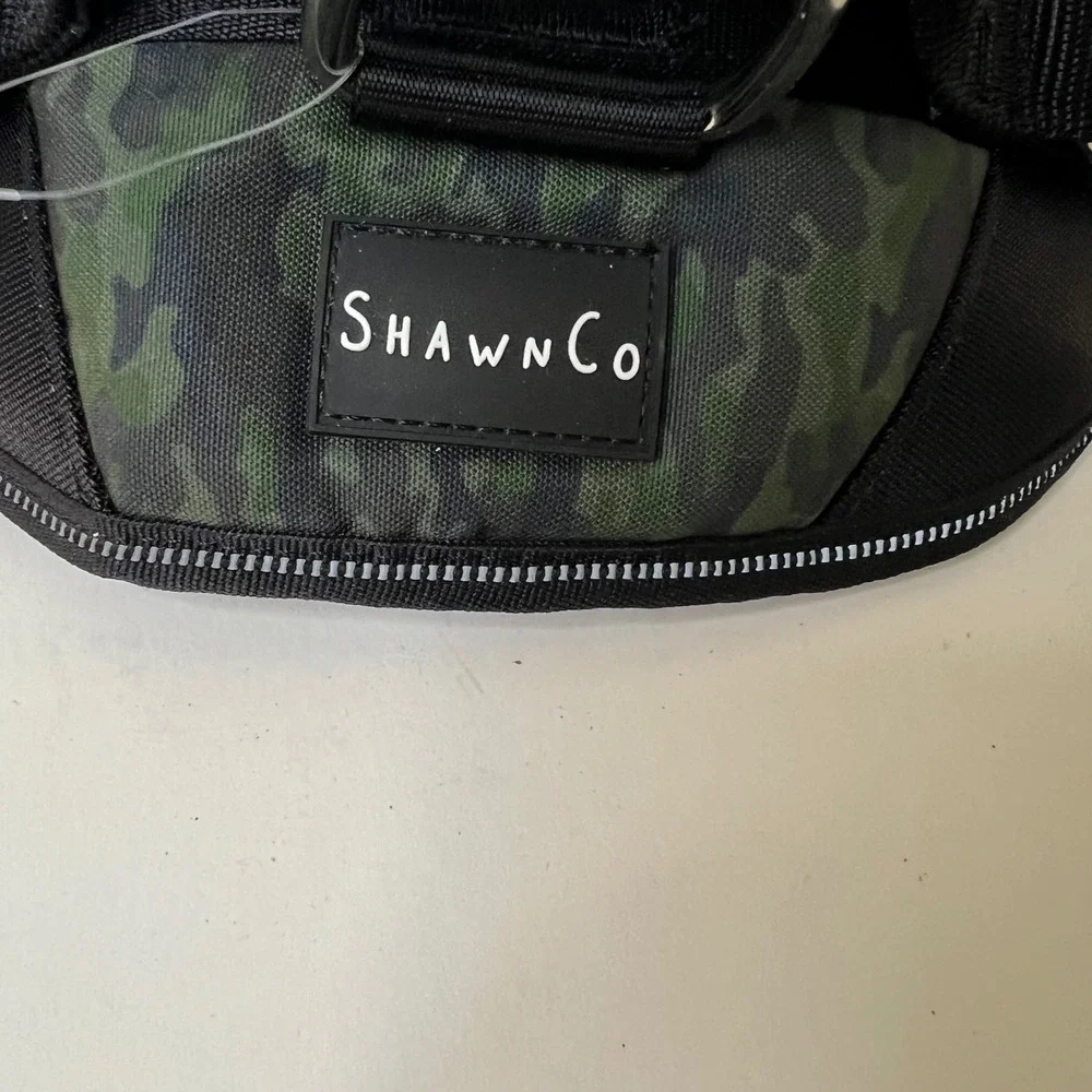 ShawnCo Essential‎ Harness Medium Green Camo Reflective No Pull Dog Vest New